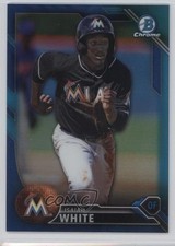 2016 Bowman Chrome Prospects Blue Refractor 130/150 Isaiah White #BCP203 1d4