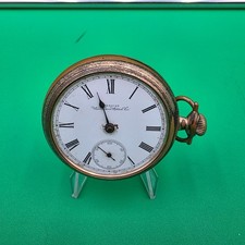 Vintage American Walther Watch Co. Pocket Watch #7664366 FOR PARTS OR REPAIR