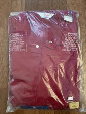 Vtg Walls Master Made Coveralls 58 Regular Red Overall Work Wear NOS USA