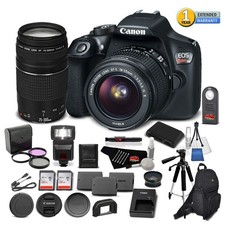 Canon EOS Rebel T6 Digital SLR Camera 1159C003 Bundle with 18-55mm f/3.5-5.6 is