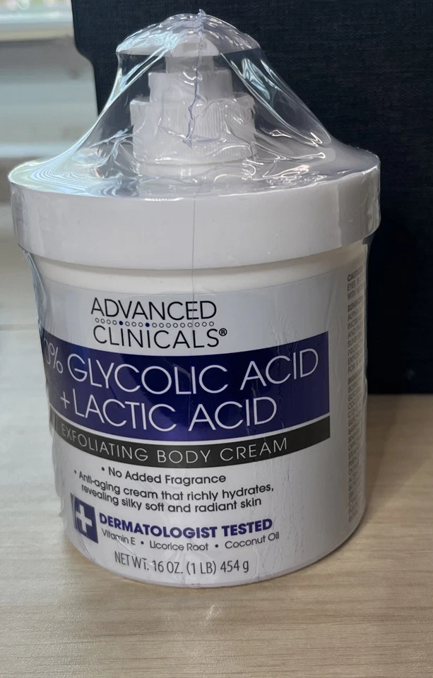 Advanced Clinicals 10% Glycolic Acid + Lactic Acid Body Lotion Skin Care - Image 2 of 4