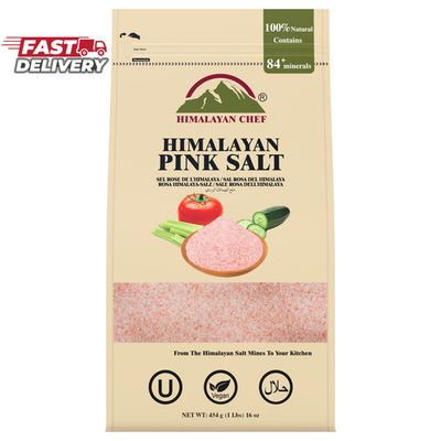 #ad #ad Himalayan Chef Pink Himalayan Salt Fine Grain 1 Lb Bag Pure Natural Kosher $7.53