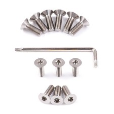 M5 X 15mm Titanium Screw Countersunk Bolts For Momo Nardi Sparco Omp Nrg Stee...