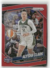 2025 Panini Prizm WNBA #129 Alysha Clark Red Prizms #/299