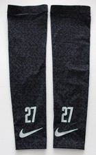 Nike Dri-Fit Arm Sleeves MLB #27 Giancarlo Stanton Men's 2XL Pitch Blue/Silver