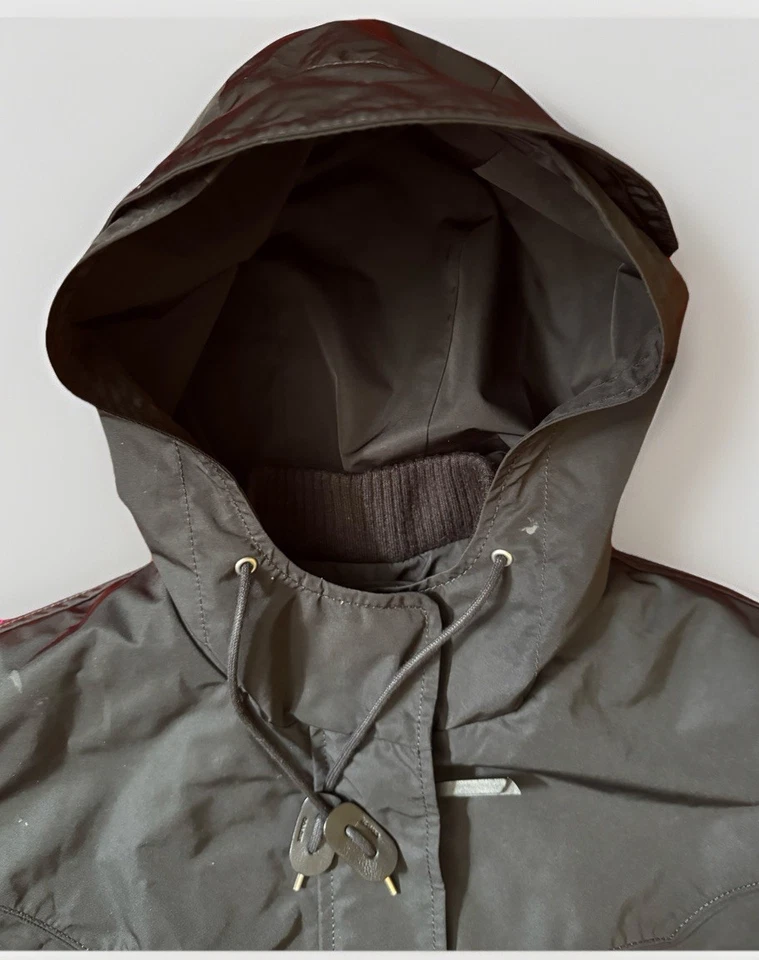 Coach Varsity Parka Jacket Black Lightweight W/ Snap Out Lining Small - Image 4 of 4