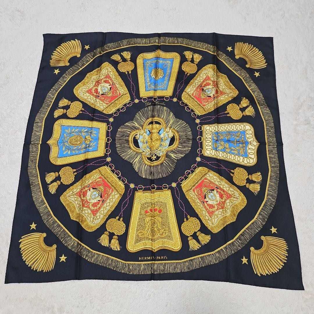 Vintage HERMES Carre 90 Large Silk Scarf