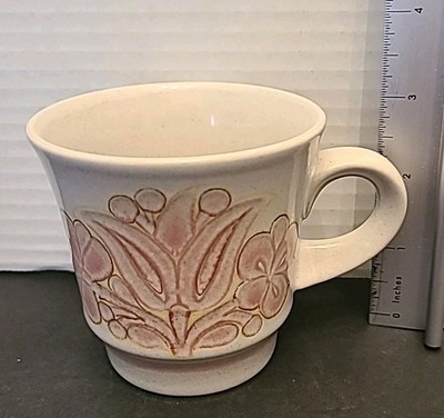 Vintage Noritake Primastone Love Bird Coffee Cup 8327 Stoneware Japan Excellent 