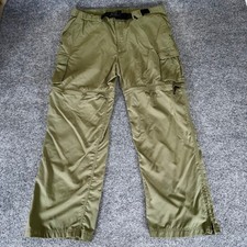 Boy Scouts Switchback Uniform Cargo Pants Mens Large 36x29 Green Convertible