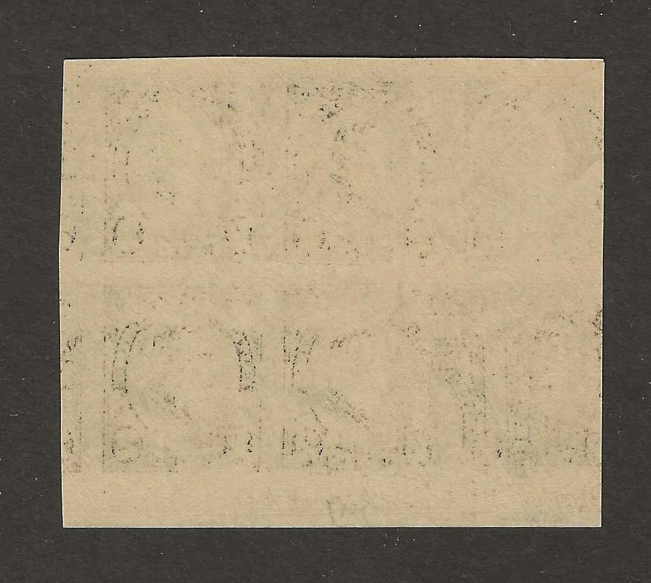 US Scott #611 mint never hinged pl# block of 6, 1923 2c black Harding Memorial - Image 2 of 2