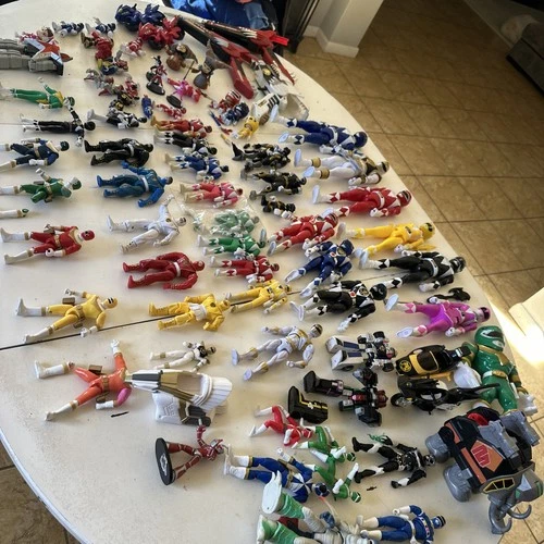 HUGE! Vintage Power Ranger Toy Lot !!!