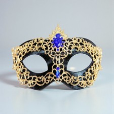 Black masquerade mask, cosplay mask, Halloween mask, Venetian mask, Prom mask