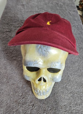 Vintage Polo Ralph Lauren Red Wine Strapback Hat Cap One Size