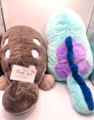 Pokemon Center Plush doll Fuwa Fuwa Dakko Quagsire ＆Clodsire Fluffy Plush set JP