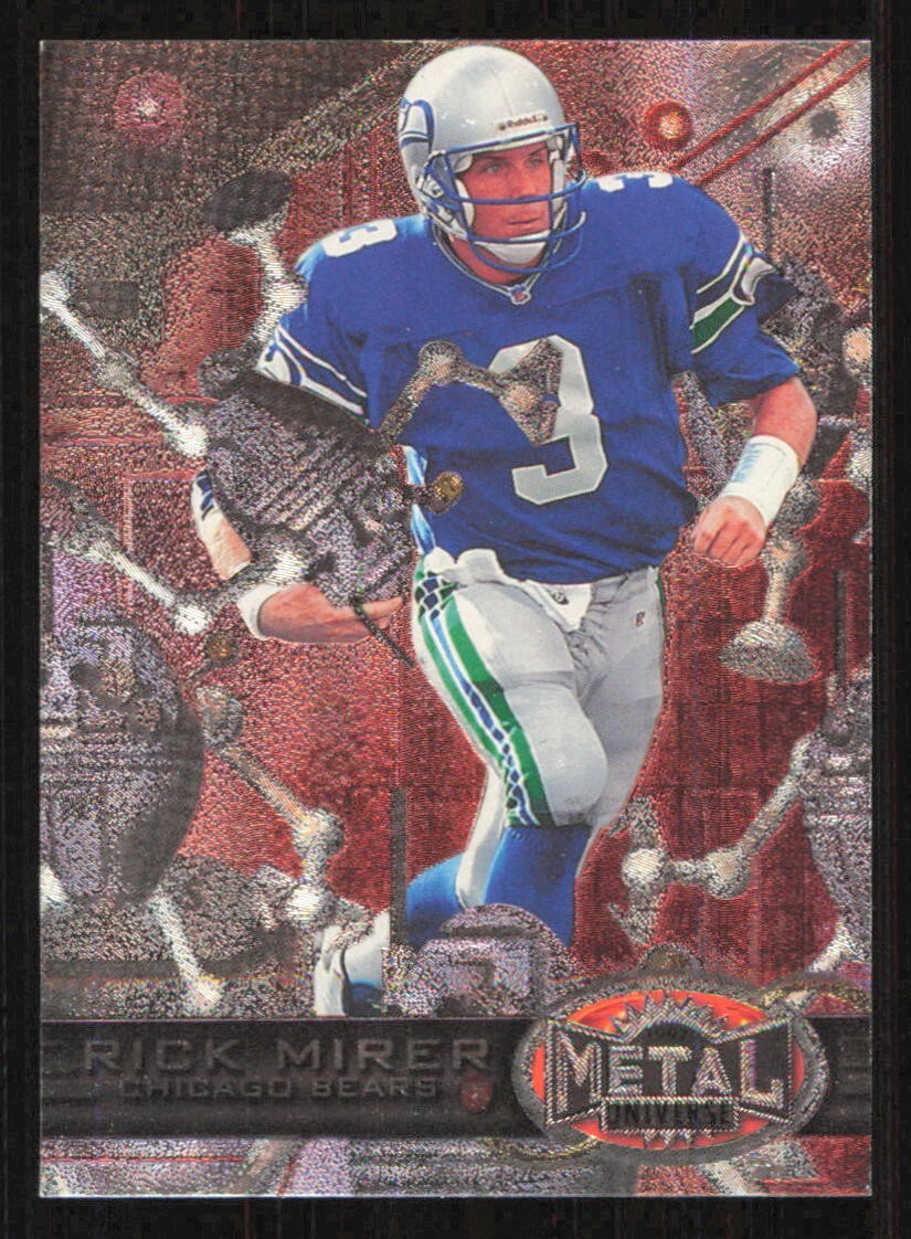 1997 Metal Universe RICK MIRER card #41 CHICAGO BEARS Football