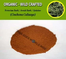 POWDER Peruvian Bark Quinine Jesuit Bark Cinchona Calisaya Organic Wild Crafted 