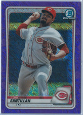 Tony Santillan 2020 Bowman Chrome Purple Shimmer Refractor Prospect #BCP-177