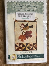 Vintage Blessing Zestaw wiszący na ścianie Listopad od Shabby Fabric
