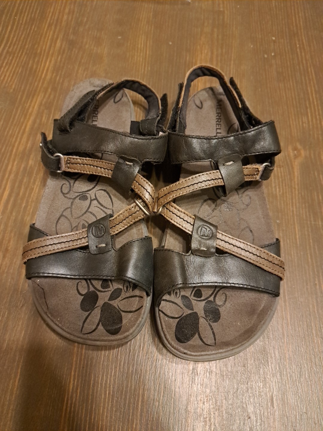 Sandali donna Merrell Midnight in pelle taglia 9 UK 7