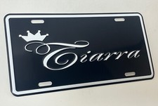 Tiarra Grilles Black Front License Plate Tag Tiarra Grilles Black Front License Plate Tag