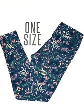 New LuLaRoe Leggings OS One Size Blue Pink Yellow Multicolor Unicorn NWT B0274