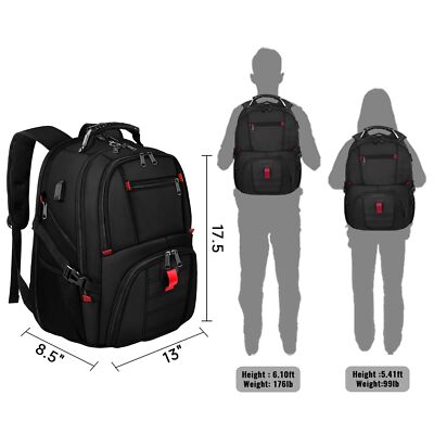 big and tall laptop backpacks LTINVECK Travel Backpack, Extra Large Backpack for Men Women, TSA Friendly Heavy Duty Business Computer Bag Tech Bag Fit 17 Inch Laptops, RFID Backbag : LTINVECK: Electronics Spacious and plenty of room for books and other stuffs Men's Backpacks | Nordstrom