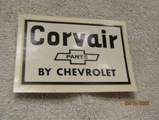 Vintage Oem Corvair Parts By Chevrolet Water Applied Decal Nos 3.5 X 2.5 Vintage Oem Corvair Parts By Chevrolet Water Applied Decal Nos 3.5 X 2.5