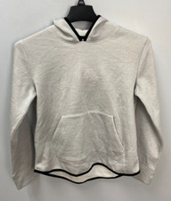 Xersion Light Gray Long Sleeve Hoodie Sweatshirt Girl's Large 14.5/14.5p Plus