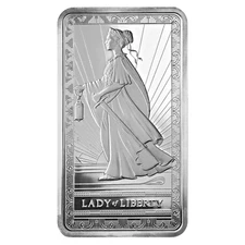 PAMP USA Lady of Liberty 10 oz .999 Fine Silver Bar