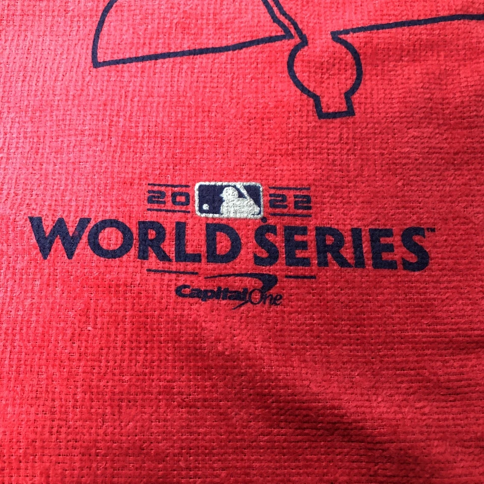 NEW PHILADELPHIA PHILLIES 2022 RED OCTOBER RALLY TOWEL WORLD SERIES FANATICS - Изображение 2 из 4