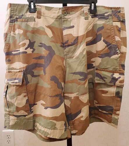GAP CAMOUFLAGE CARGO Mens Cotton Shorts 
