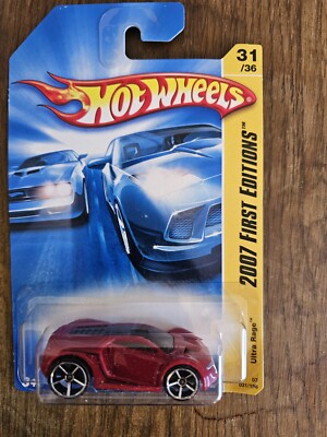 Ultra Rage Hot Wheels Ultra Rage; 2007 First Editions; Red | eBay