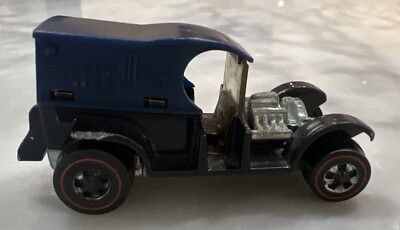 Hot Wheels Redline 1969 Blue Paddy Wagon Car Hong Kong