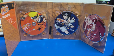 NARUTO DVD COLLECTION UNCUT 1 UNCUT 2 COLL LIM ED HEADBAND + 3