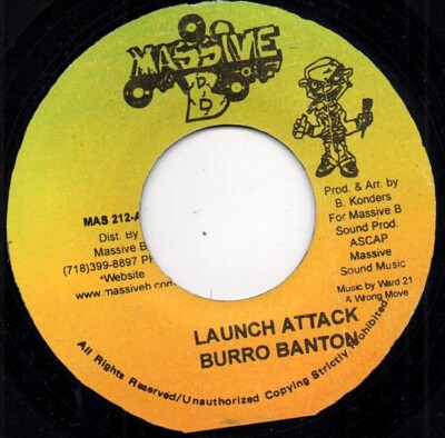 BURRO BANTON lunch attack MASSIVE B RECORDS.