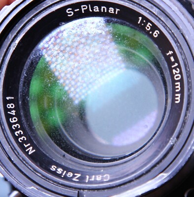 Carl Zeiss S-Planar 120mm F5.6 Lens for Hasselblad 500 501CM As Is