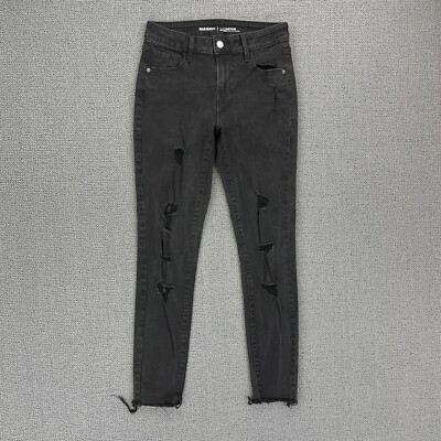 Old Navy Rockstar Skinny Jeans Women's Black Denim