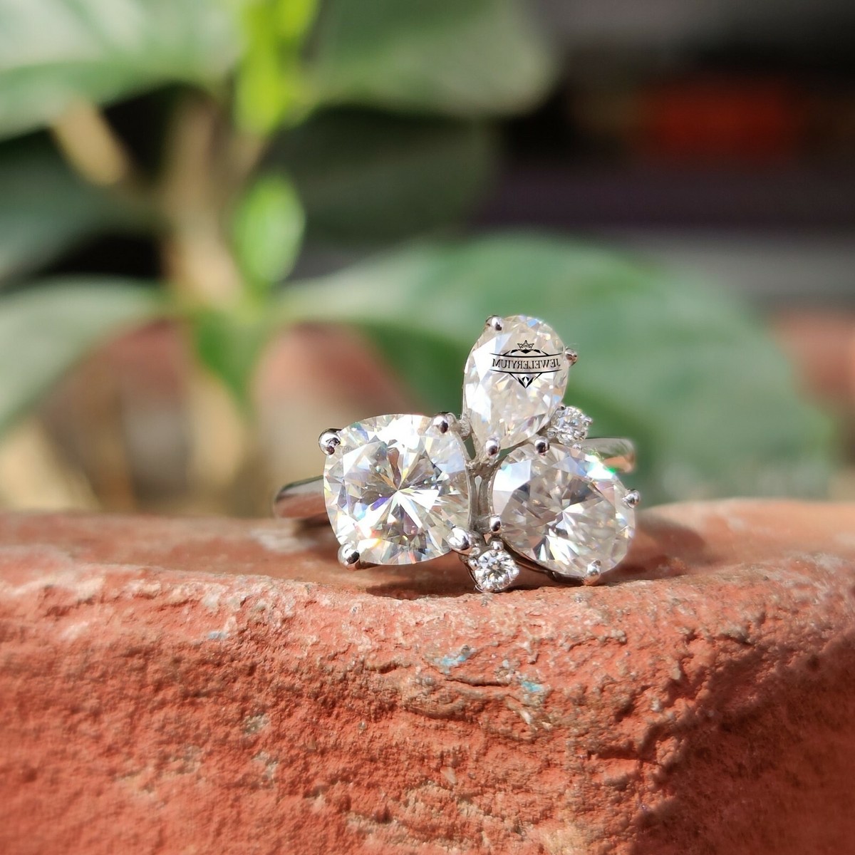 指輪・リング TATIANA Silver 925 moissanite 05 carat ring DR0001 Moissanite Engagement Ring 5 TCW 925 Silver Solitaire Toi Et