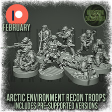 AE Recon Troops (8) - Star Wars Legion Scale/Roleplay resin miniature SM