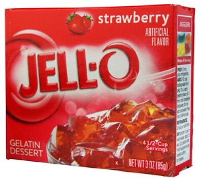 Jell-O- Strawberry Götterspeise