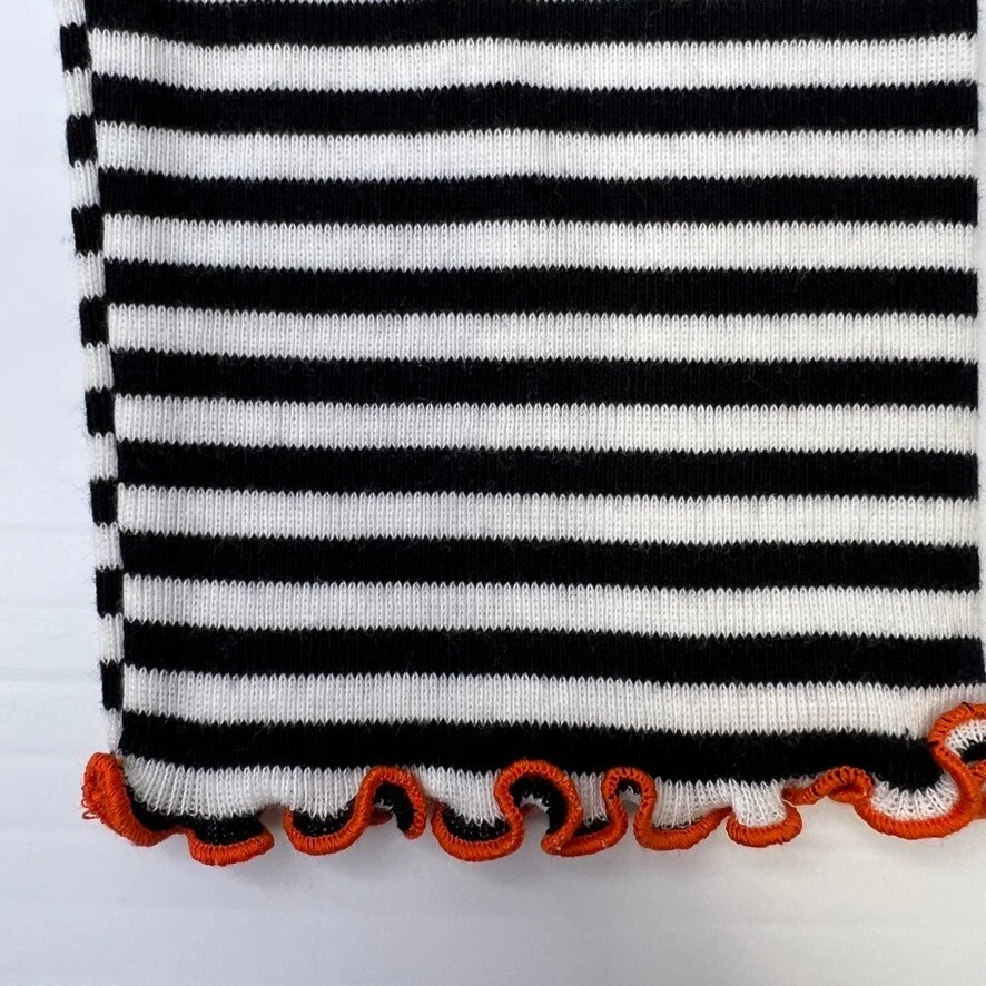 Pantalón Halloween Niña 12 Rayas Volantes 22x26 Disfraz Vacaciones Fiesta de la Cadera EE. UU. Núcleo No Foto 4 de 4