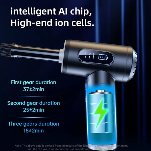 For Computer Car Cleaning Mini Electric Cordless Air Duster High Pressure Blower - 第 11/23 張圖片