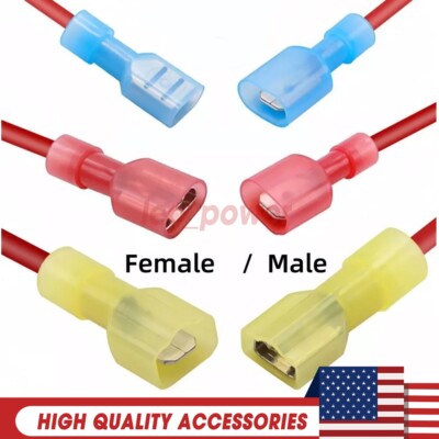 150-300x Spade Wire Electrical Crimp Terminals Insulated Connectors Nylon Fully