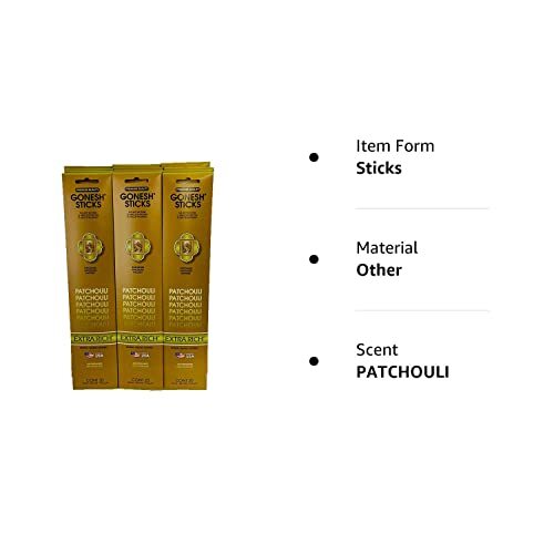 Incense Sticks Patchouli Lot Of 12 - Picture 4 of 4