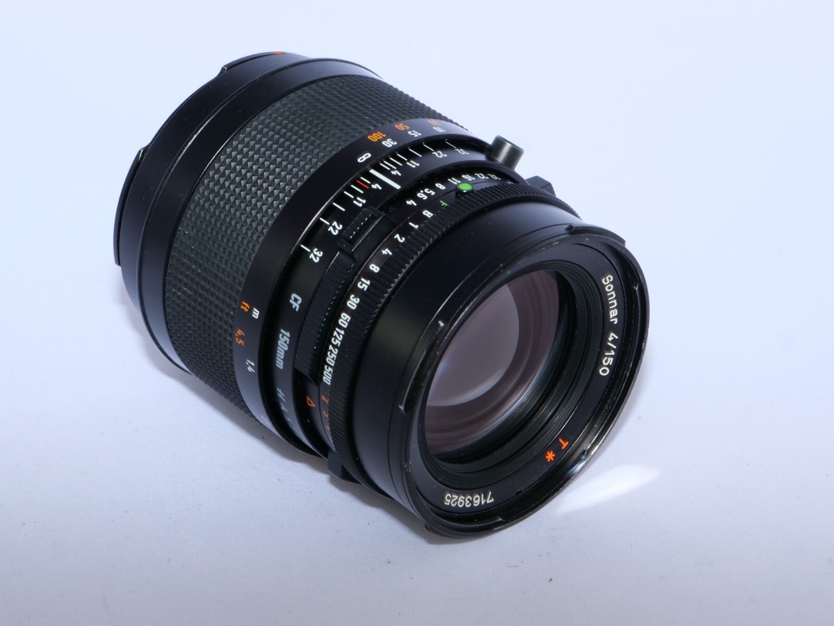 Hasselblad Zeiss Sonnar CF 150mm f4 T* Telephoto Lens. Pro