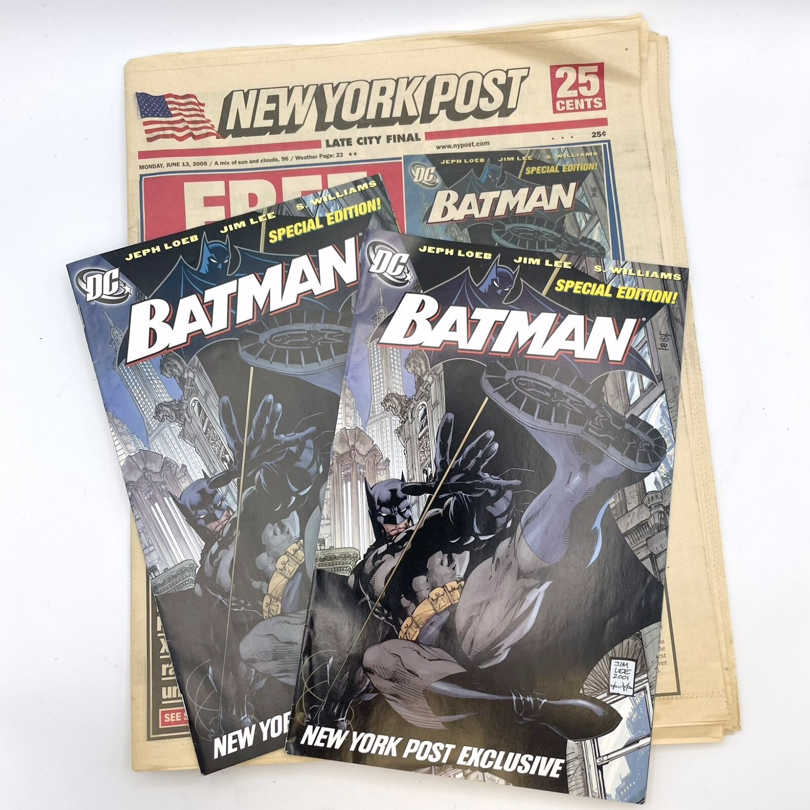 BATMAN #608 2002 Special Edition DC Comics New York Post 2005 Giveaway Exclusive