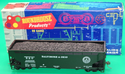 Tolva de desplazamiento Roundhouse - Baltimore y Ohio - 40' con carga # 43500 | Zustand: New