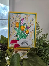 STAMPIN UP CARD KIT - FLOWERS YOU'RE A TRUE BLESSING 4 #25.247