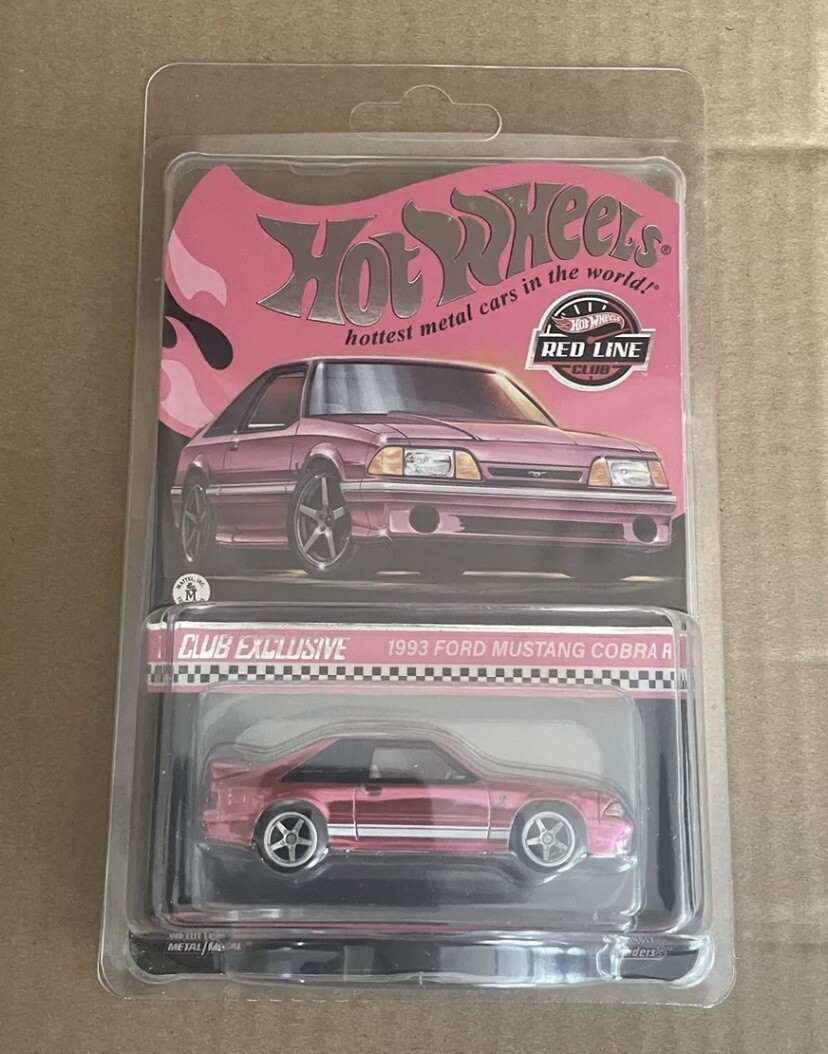 Hot Wheels RLC Exclusive Pink Edition 1993 Ford Mustang Cobra R