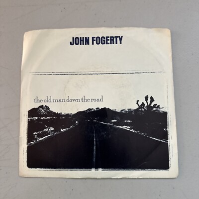 John Fogerty The Old Man Down The Road/Big Train 45rpm 7'' Tested VG++